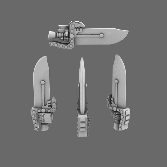 Cyber Samurai Butterfly Style Electro Sword LEFT