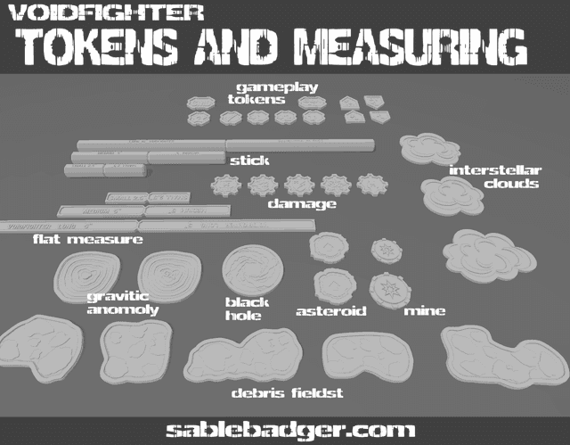 Voidfighter - Tokens, Templates and Measuring