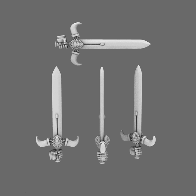 Lion Spirit Knights Lion Fang Epic Blades LEFT