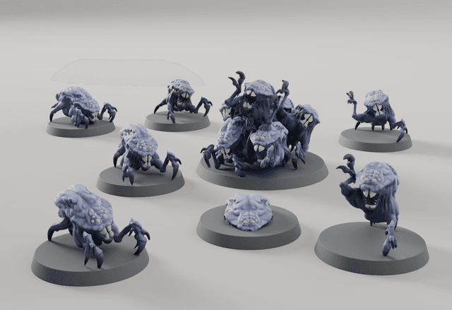 Lovecraftian Mochasins (8 miniatures)