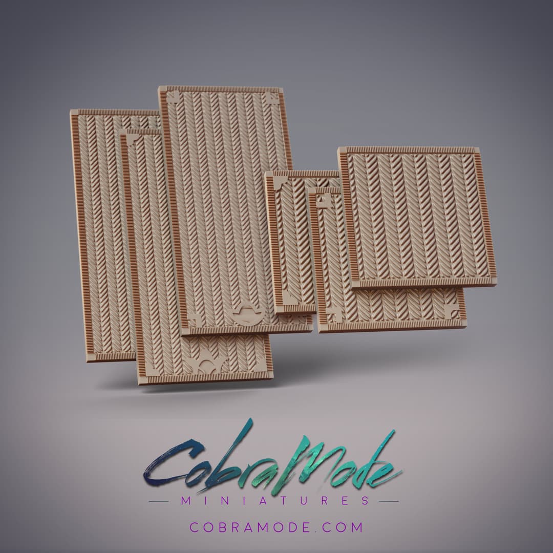 Modular Tatami Scatter Terrain Pack (6 pcs)