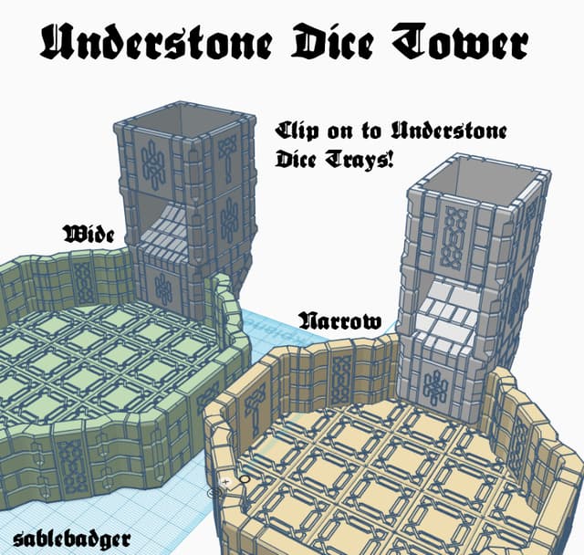 Understone Dice Tower and Trays!