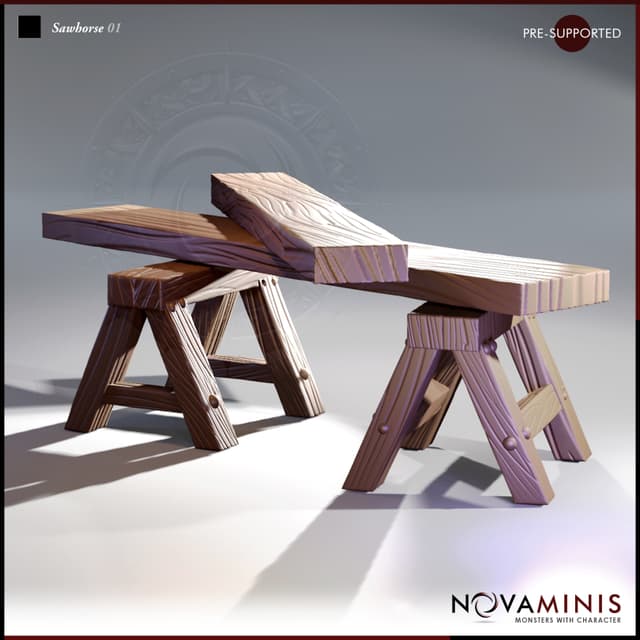 Sawhorse & Planks 01