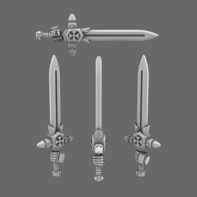 Crusader Knights Great Sword  LEFT
