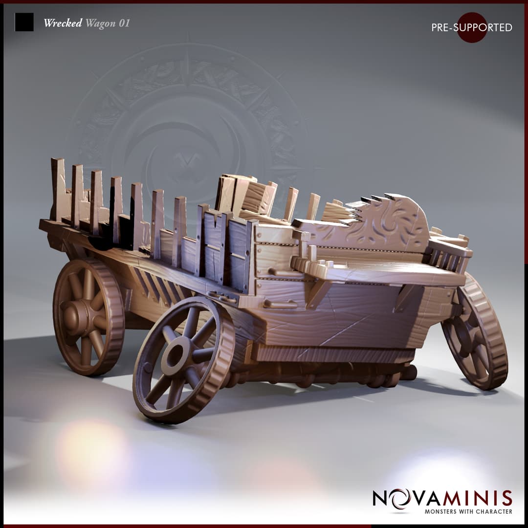 Wrecked Wagon 01