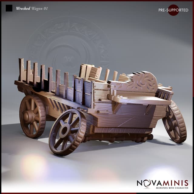 Wrecked Wagon 01