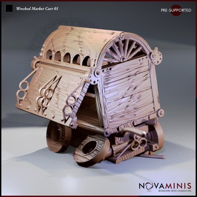 Wrecked Market Cart 01