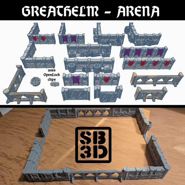 Greathelm - Fancy Modular Arena with Options