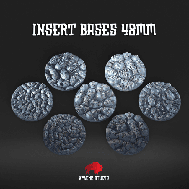 Kingdom Death Base Inserts (7) 48MM 