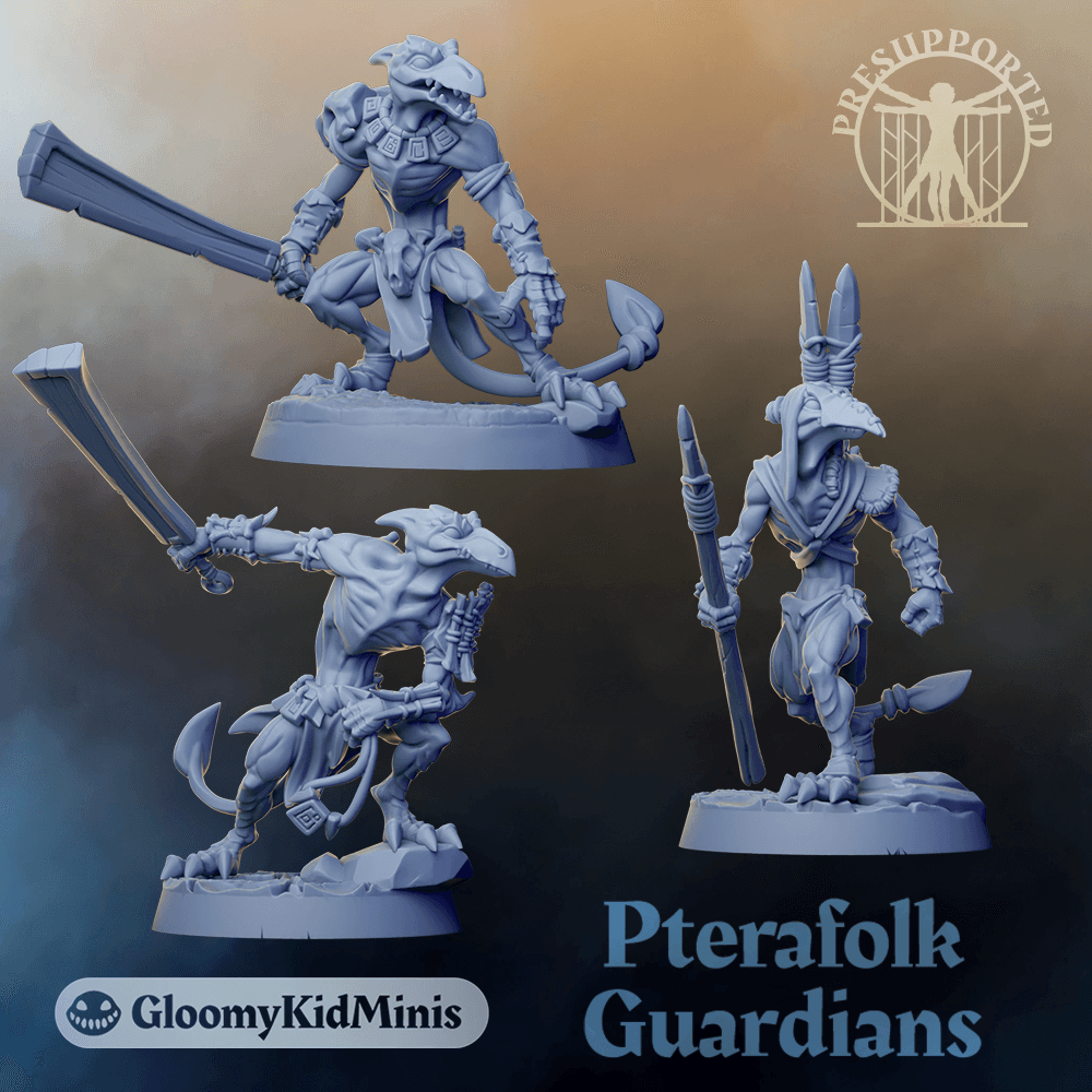 Wings over the Scorched Cliffs. Pterafolk Guardians