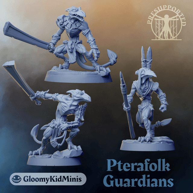 Wings over the Scorched Cliffs. Pterafolk Guardians