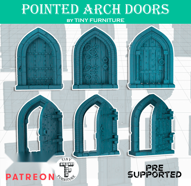 Pointed Arch Doors