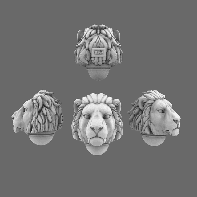 Lion Spirit Knights V7 Lion Helmets Type B