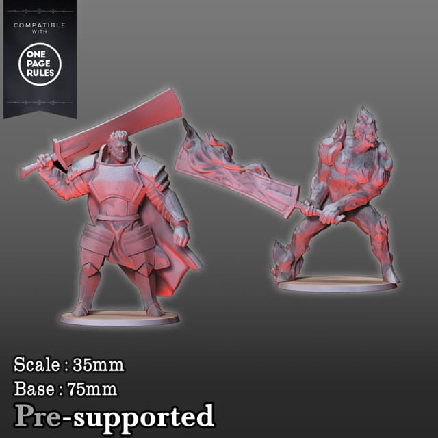 Fire Giant , Steelbeard Clan , 2 Miniatures