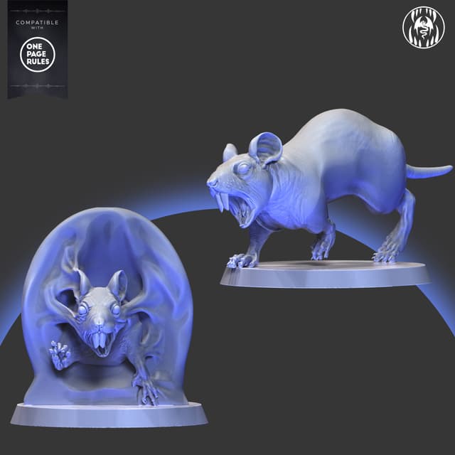 Rats 2 miniatures