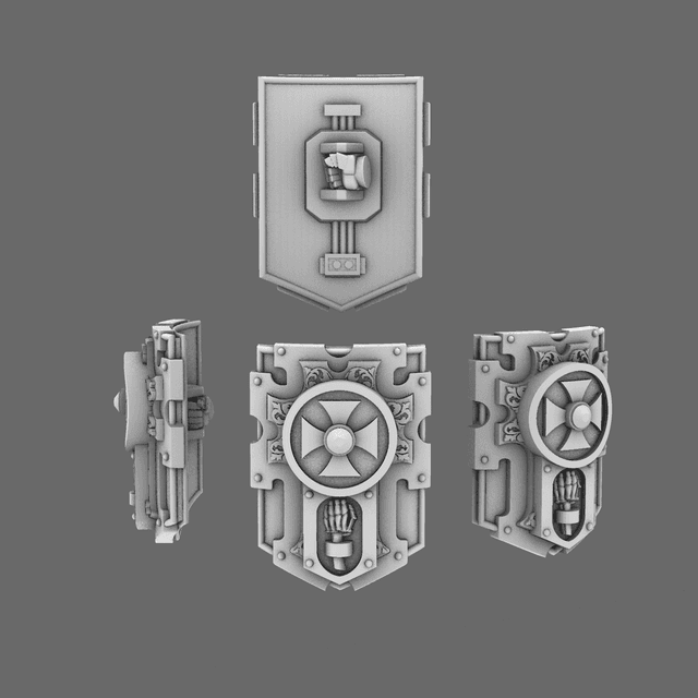 Crusader Knights Relic Shields RIGHT