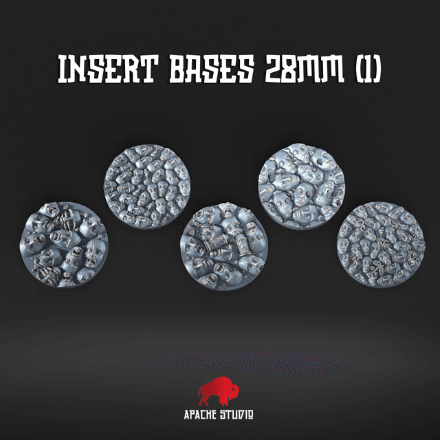 Kingdom Death Base Inserts (17) 28MM 