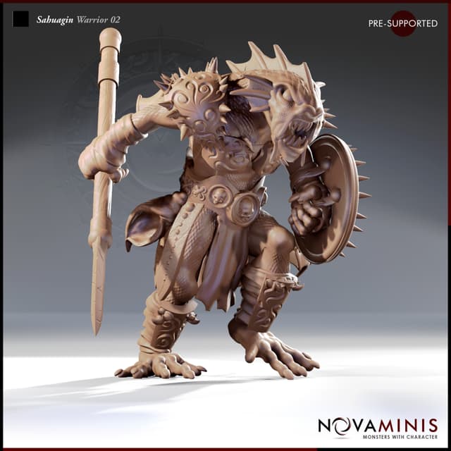 Sahuagin Warrior 02