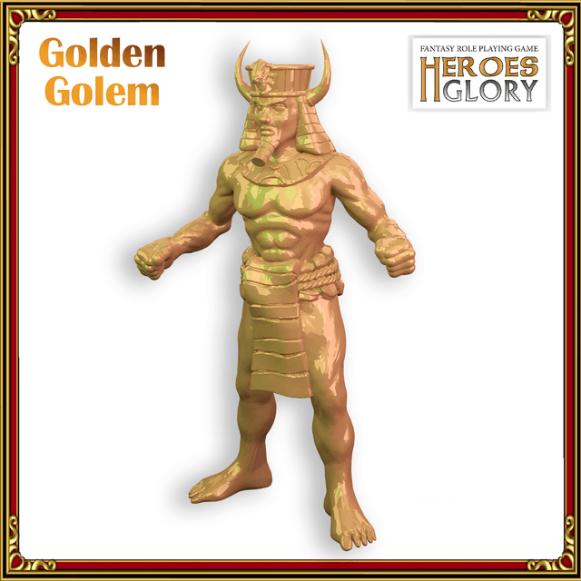 Golden Golem (Heroes Glory)