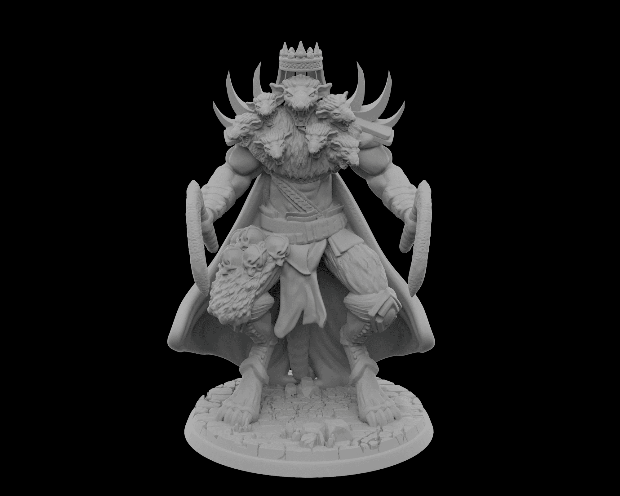 Ratfolk - Rat King - V2 - DnD - by STF_CSC