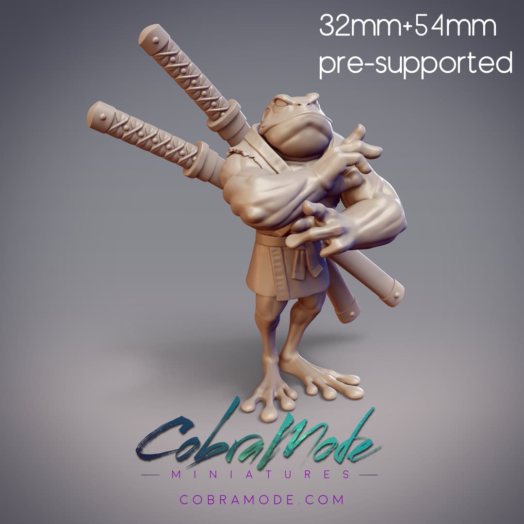 Frog Martial Artist - Isamu, Amagaeru Brawler (Pre-supported)