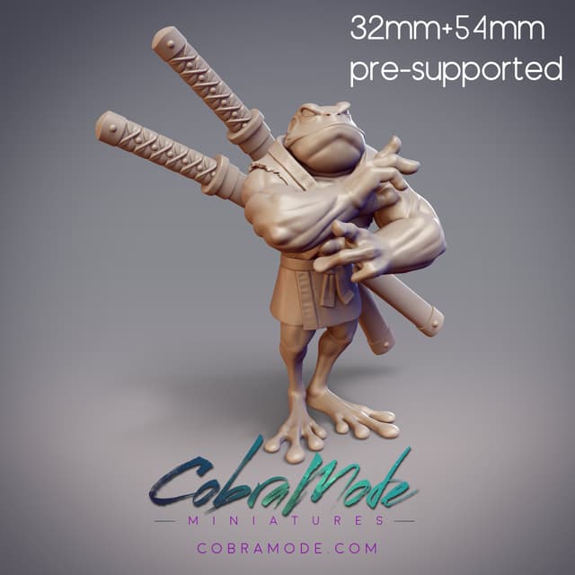 Frog Martial Artist - Isamu, Amagaeru Brawler (Pre-supported)