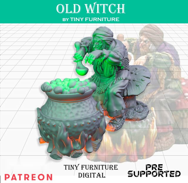 Old Witch (SITTING FOLKS)