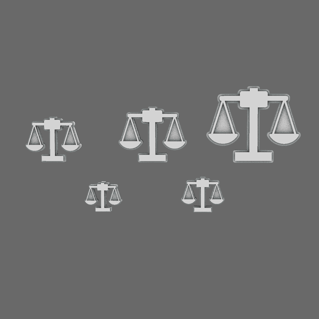 Silent Verdict Flat Symbols