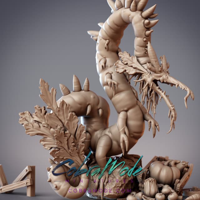 Vegetable Monster - Root Dragon, Plantform Nature Spirit (Pre-supported)