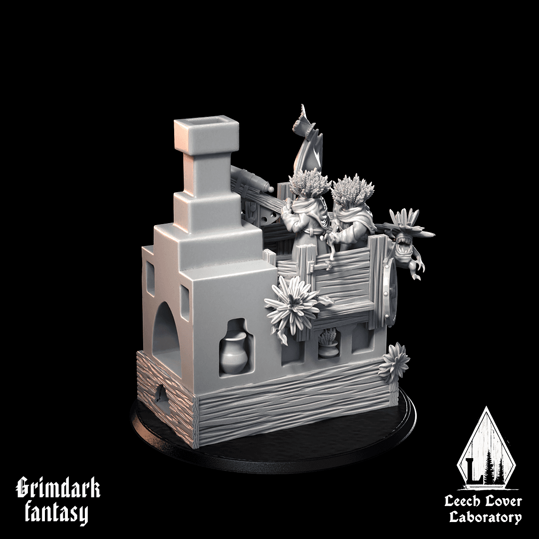 Self-propelled Dandelion Oven with Wheat Guards and Dandelioning