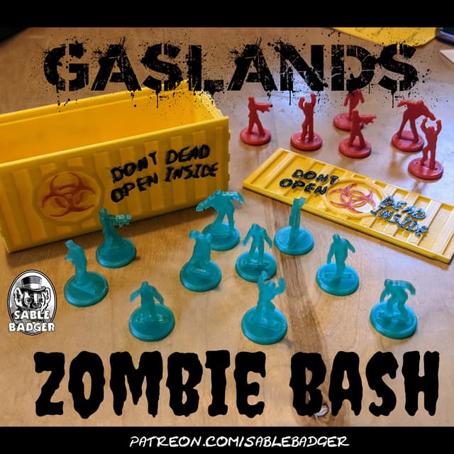 Gaslands - Zombie markers (updated)