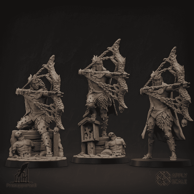 Abyssall Huntress: Hunter of the Sinister Path - Action Pose Bundle