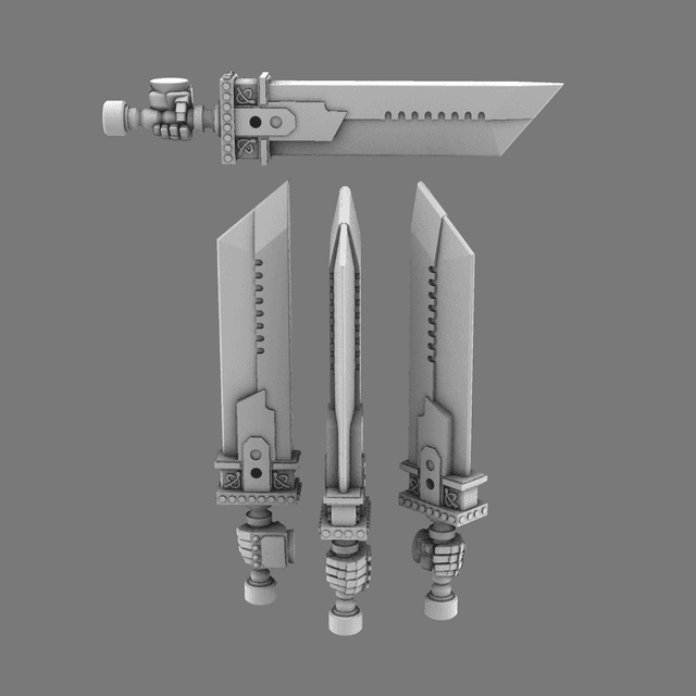 Space Knights Fantasy Cloud Sword LEFT