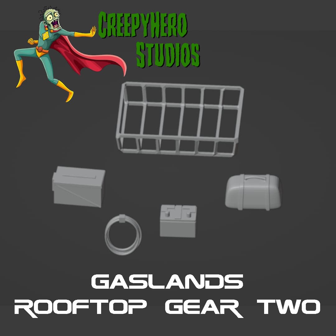 Gaslands Rooftop Gear Two Set