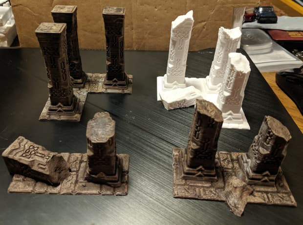 Understone Columns and Temple Expanded