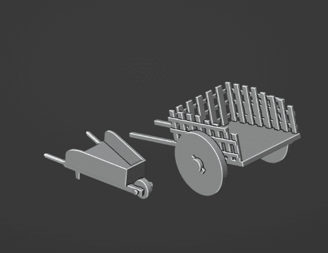 Fantasy Hand Carts Set