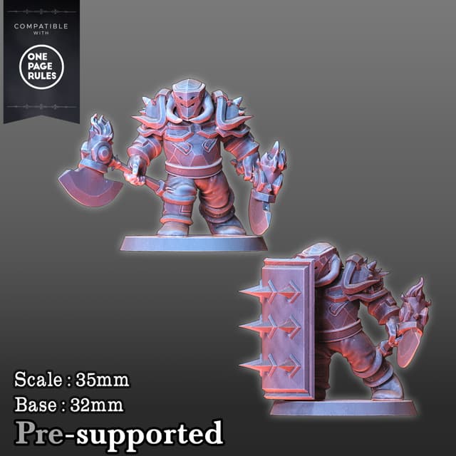 Dwarf Belisarius 2 miniatures