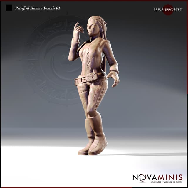 Petrified Human Female 01