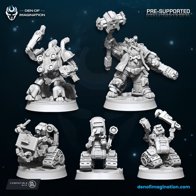 Space Dwarfs - Khazaroth Empire Techsmith set
