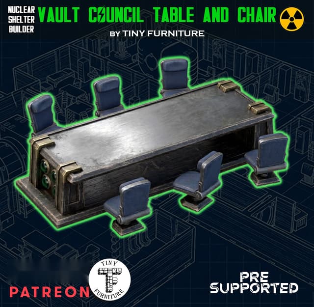 Vault Council Table and Chair