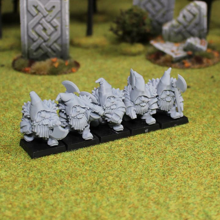 Dwarven Rangers with handed weapon
