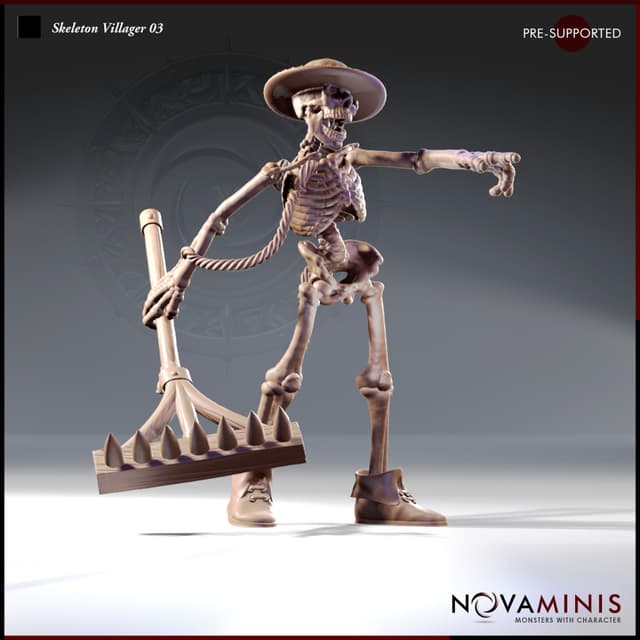 Skeleton Villager 03