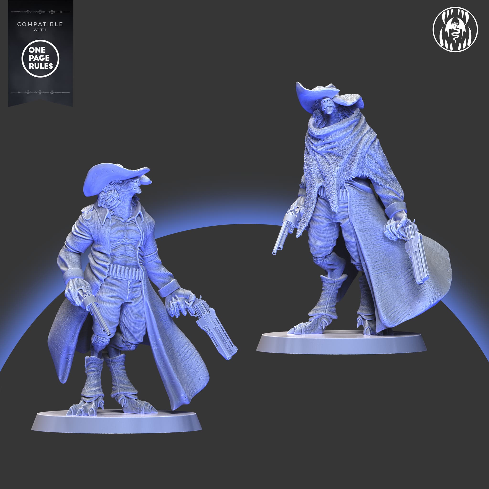 Gunsglinger werewolves (2 versions)