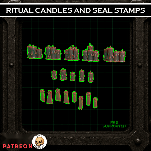 Ritual Candles and Seal Stamps
