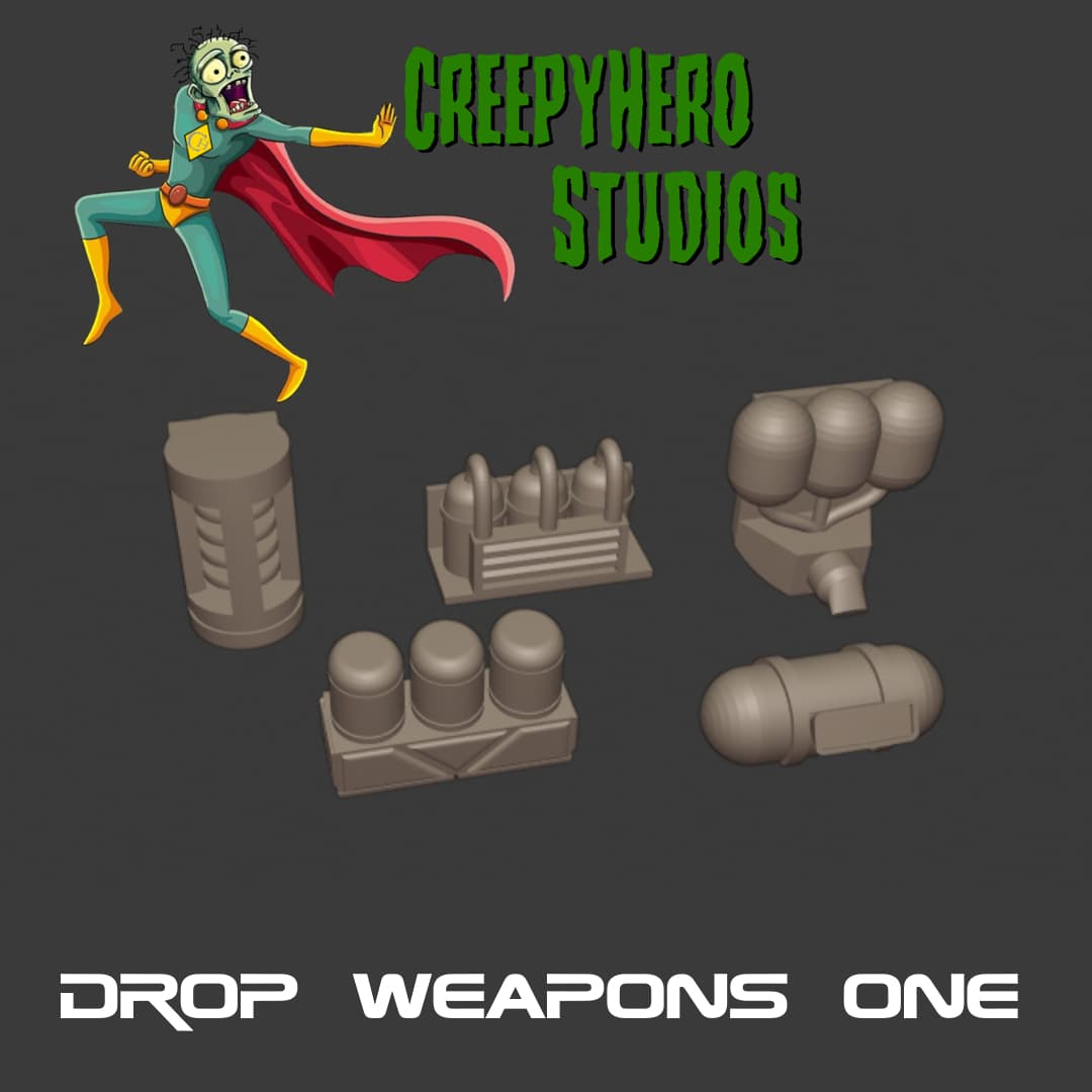 Gaslands Drop Weapon One Set