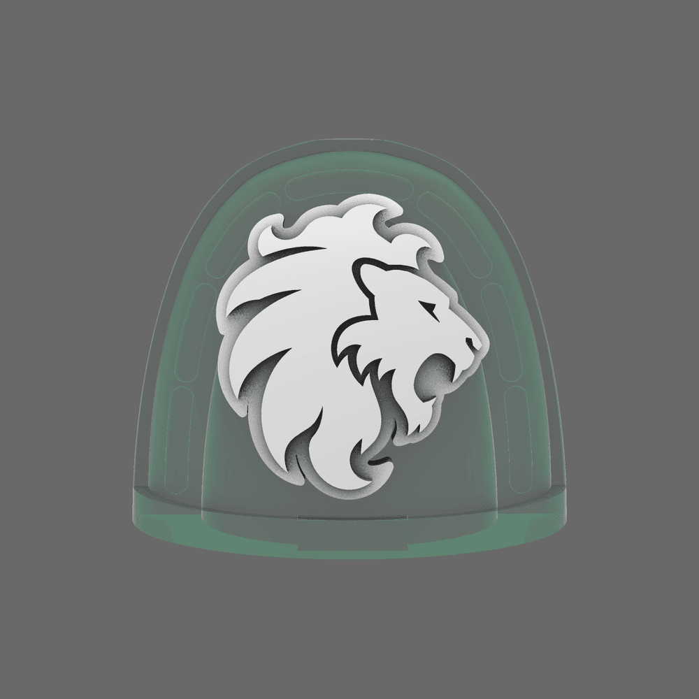 Lion Spirit Knights V7 Shoulder Symbols RIGHT
