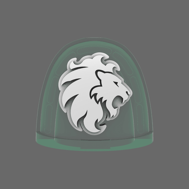 Lion Spirit Knights V7 Shoulder Symbols RIGHT