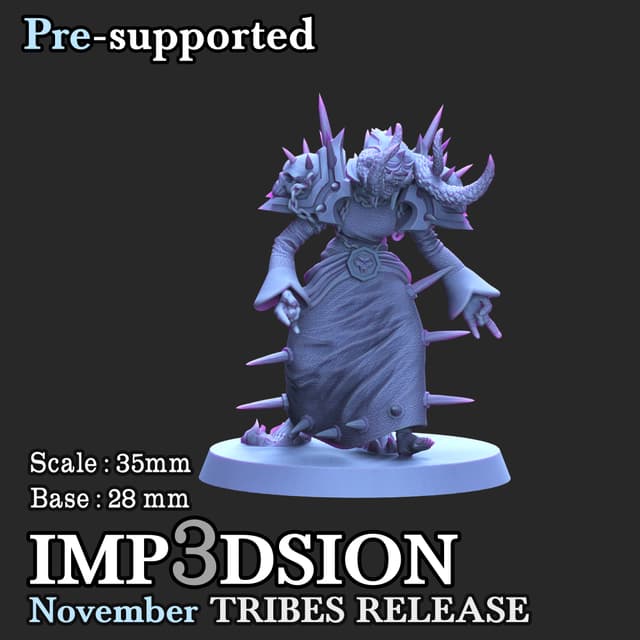 Pack of 2 undead warlocks / wizards