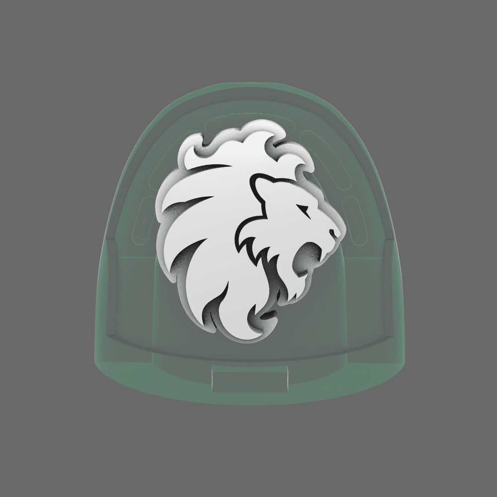 Lion Spirit Knights V10R Shoulder Symbols RIGHT