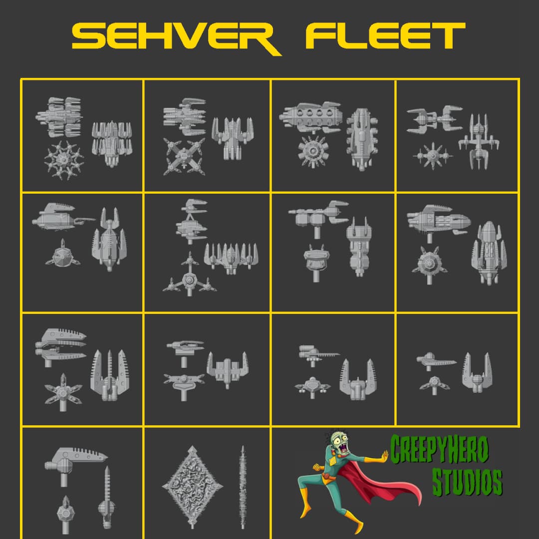 Starship Fleet Kickstarter Sehver Fleet
